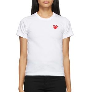 Commes des garçons play t-shirt